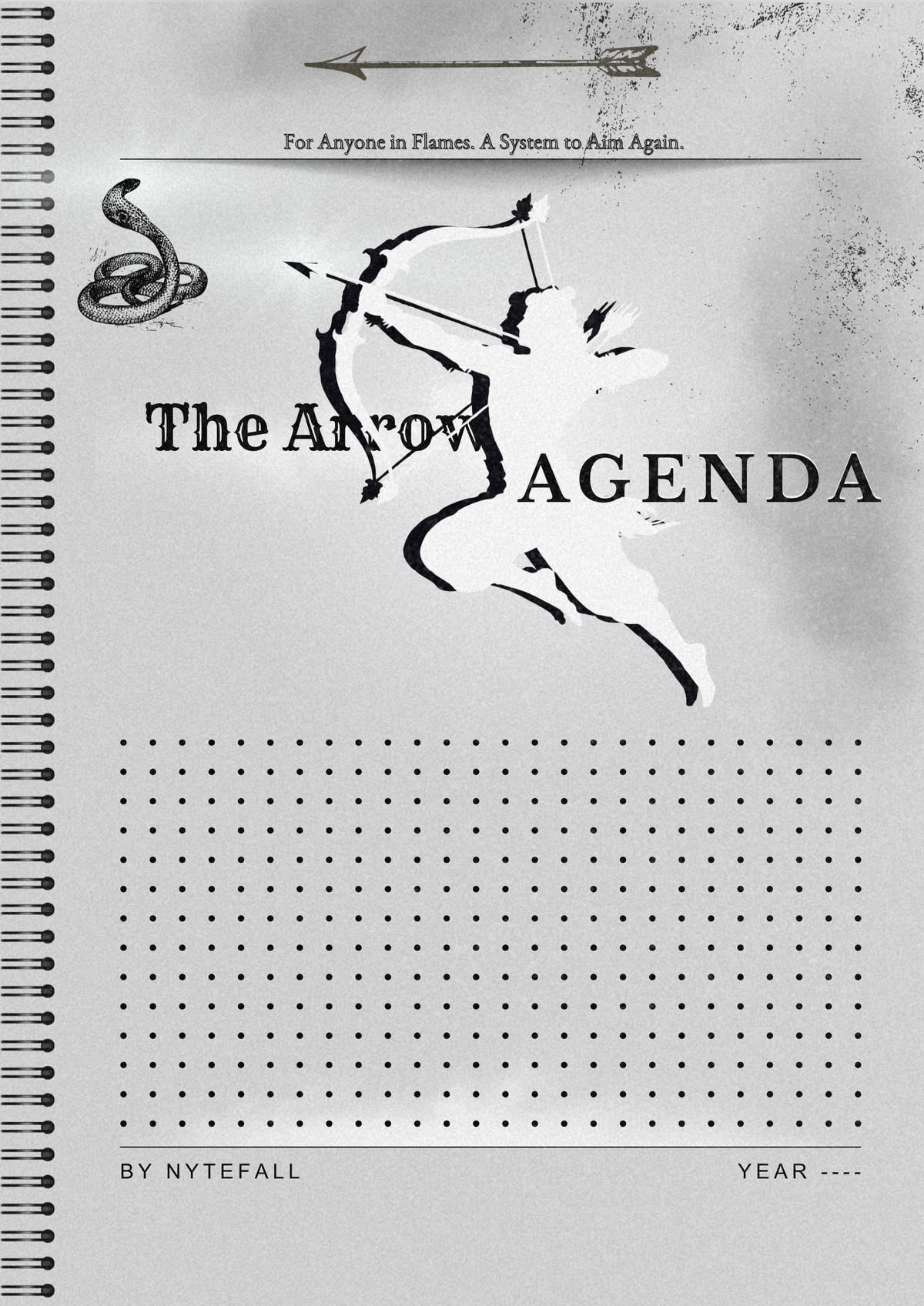 THE ARROW AGENDA: 30 Day Digital Planner