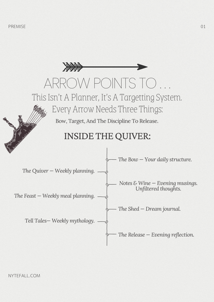 THE ARROW AGENDA: 30 Day Digital Planner