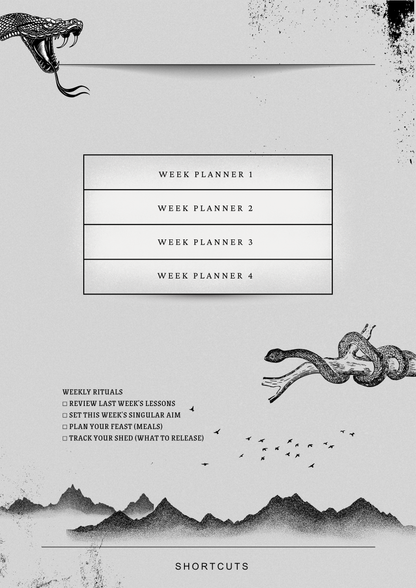 THE ARROW AGENDA: 30 Day Digital Planner