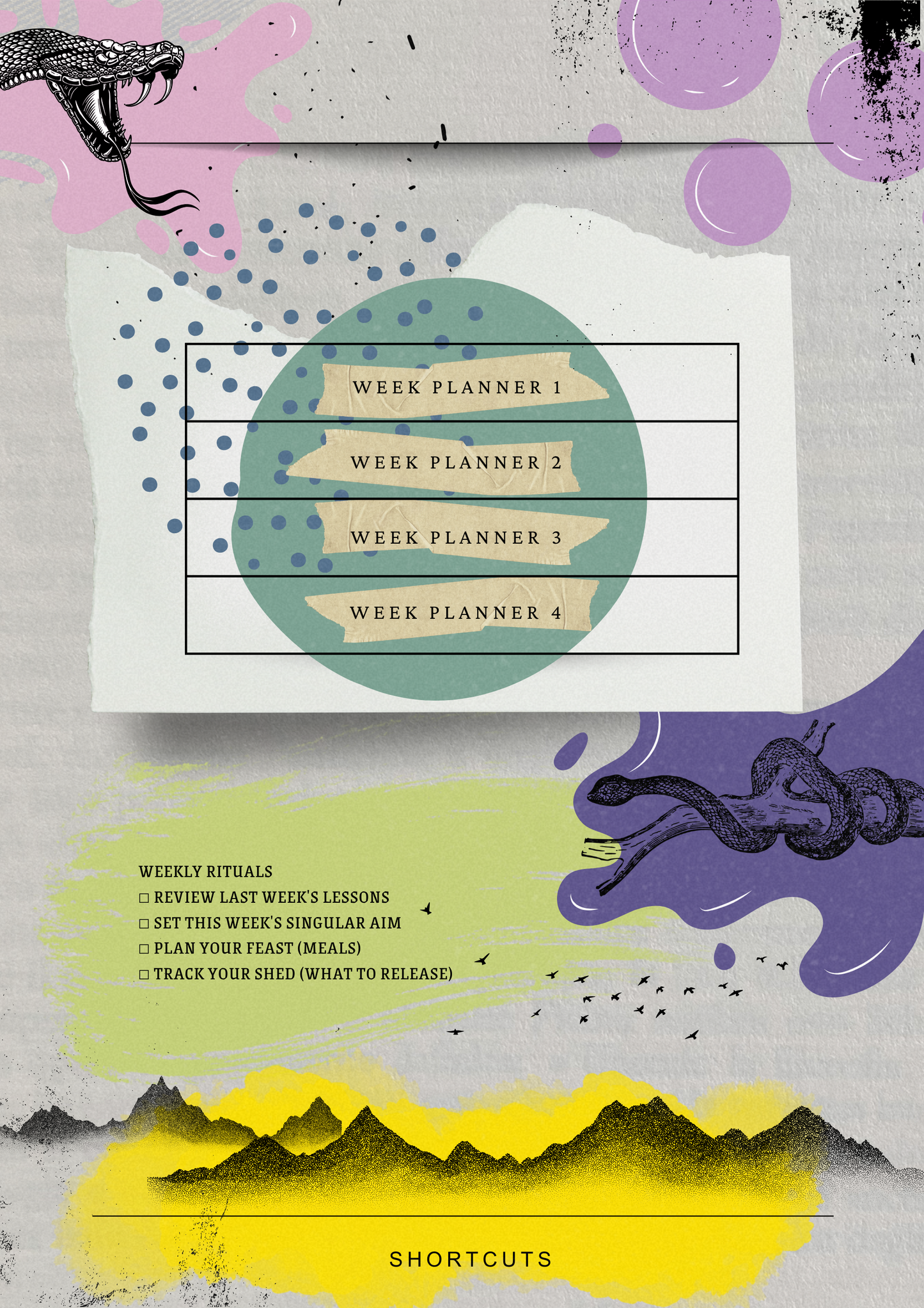 THE ARROW AGENDA: 30 Day Digital Planner