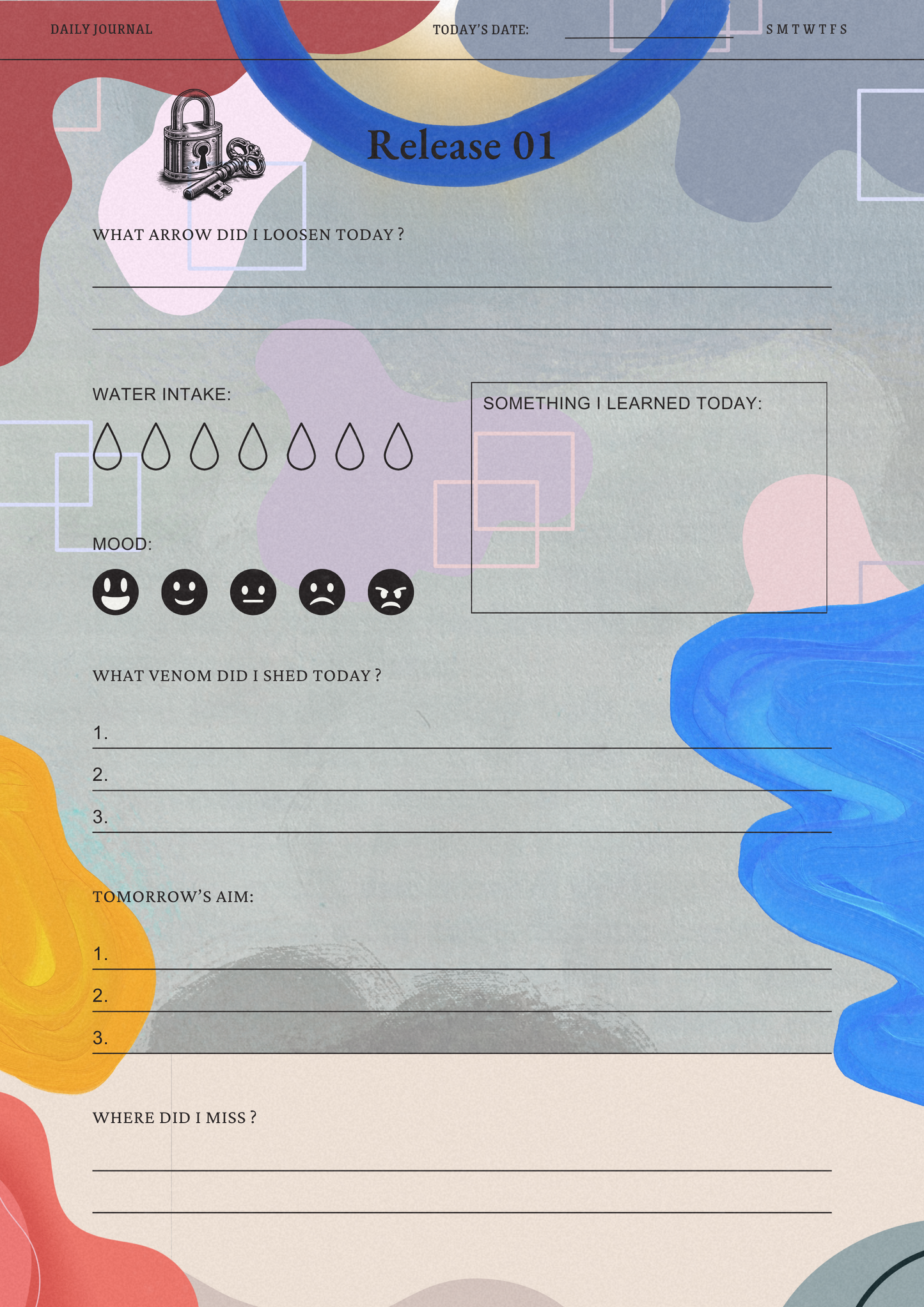 THE ARROW AGENDA: 30 Day Digital Planner