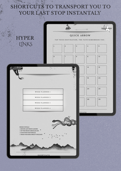 THE ARROW AGENDA: 30 Day Digital Planner