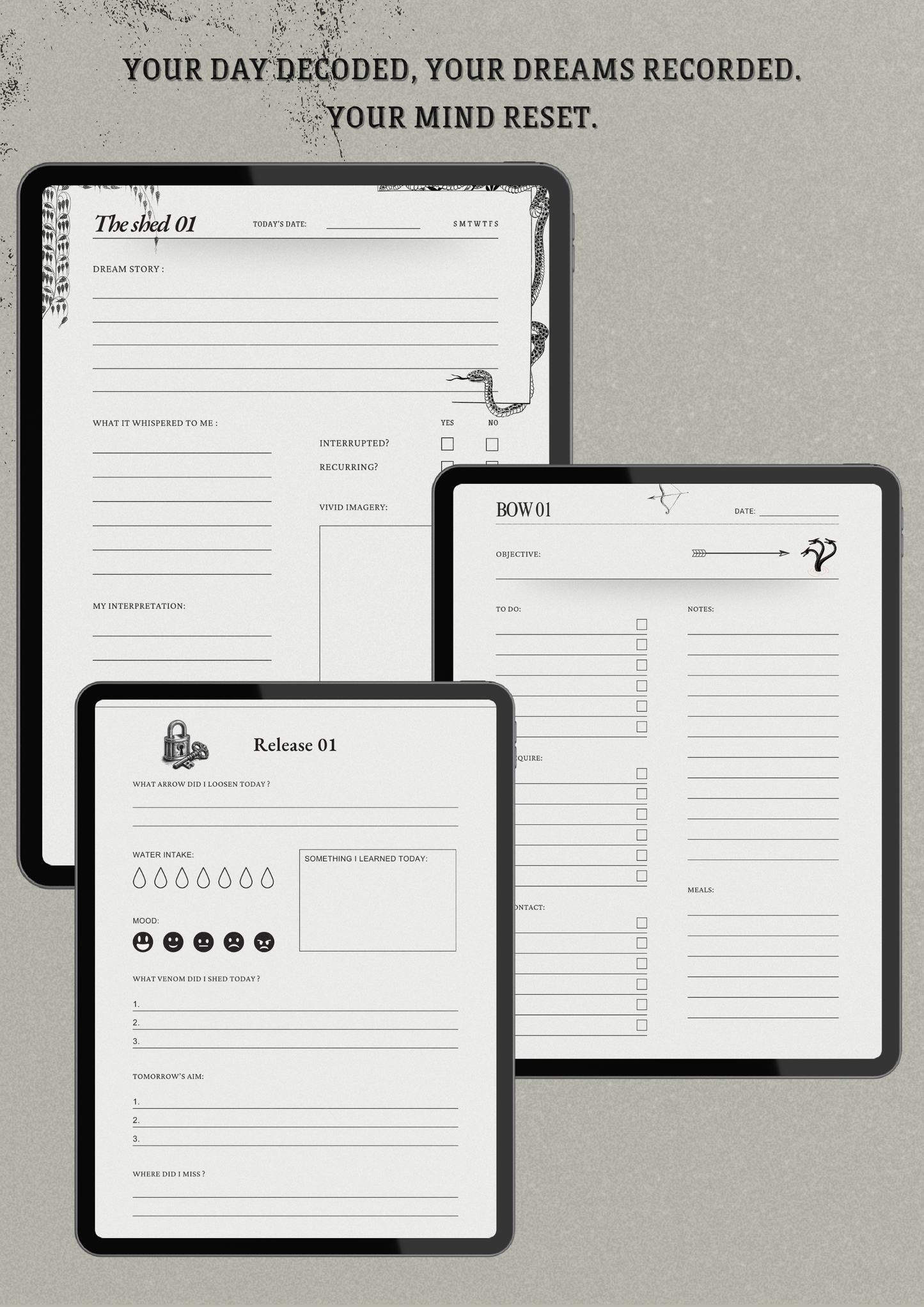 THE ARROW AGENDA: 30 Day Digital Planner
