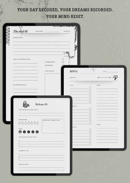 THE ARROW AGENDA: 30 Day Digital Planner