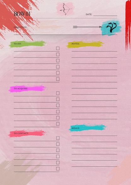 THE ARROW AGENDA: 30 Day Digital Planner