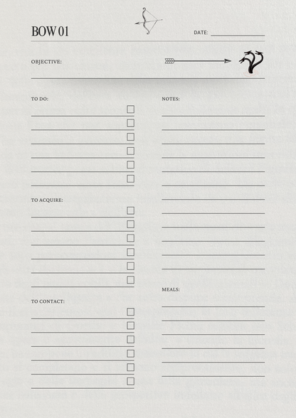 THE ARROW AGENDA : THE FREE VERSION