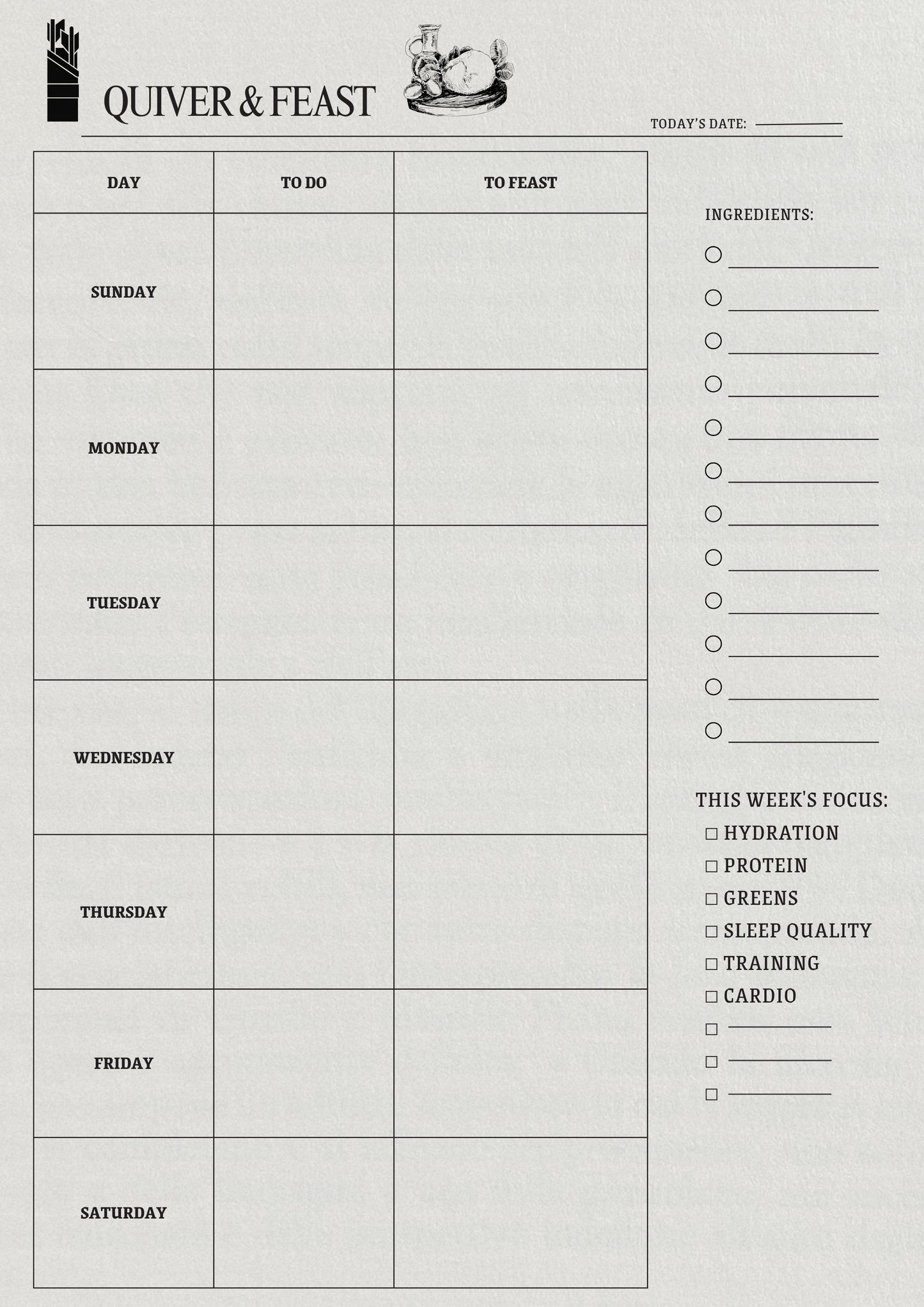 THE ARROW AGENDA : THE FREE VERSION